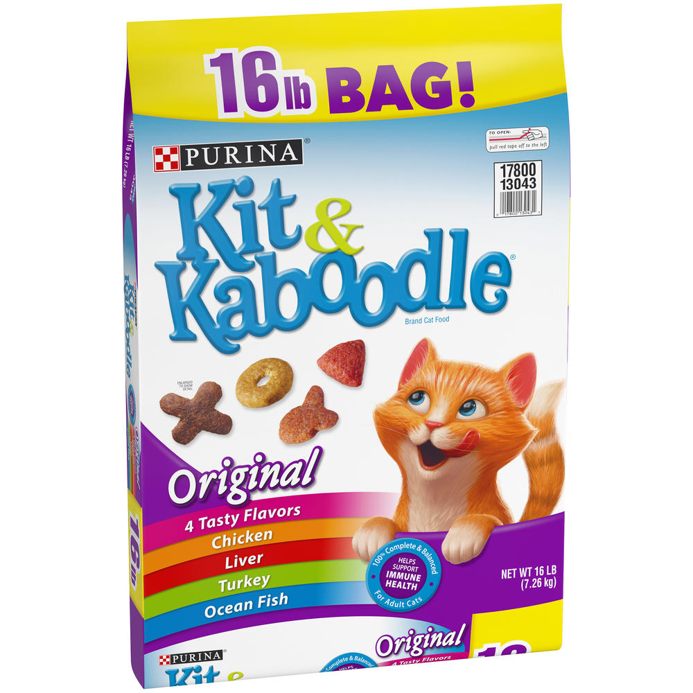 Purina Kit & Kaboodle Original Cat Food 16 lb. Bag