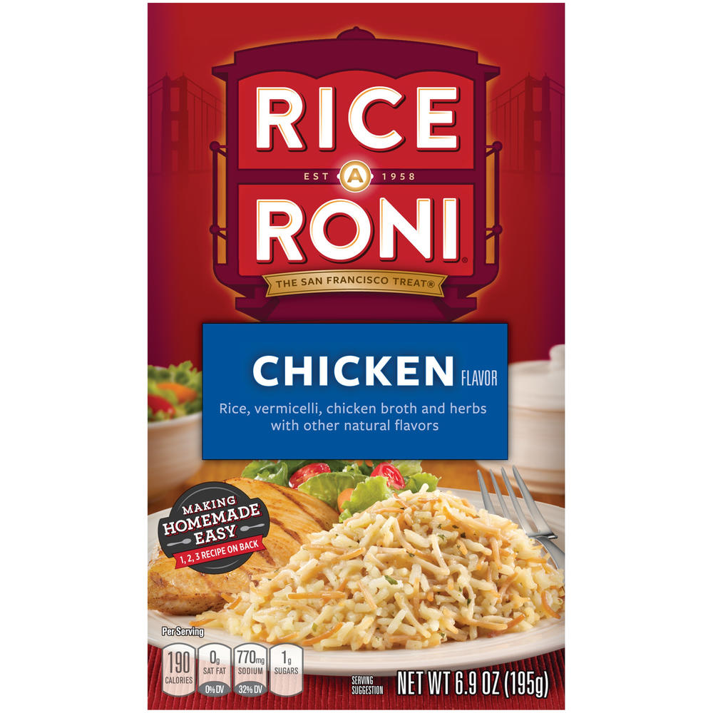 Rice A Roni Rice, Chicken Flavor, 6.9 oz (195 g)