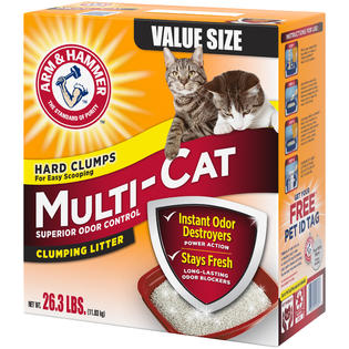 Arm Hammer Multi Cat Extra Strength Fresh Scent Clumping Litter 26 3 Lbs