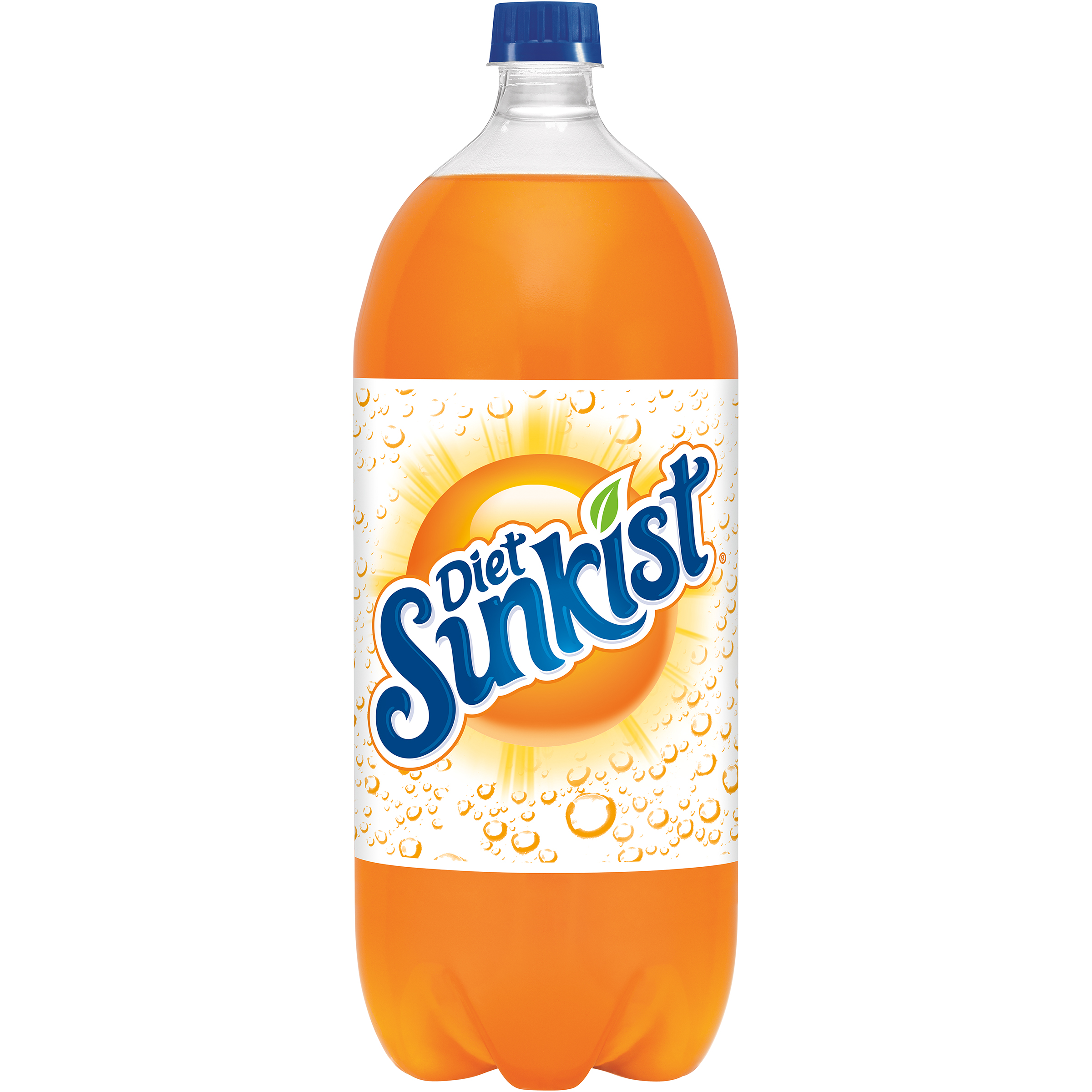 Sunkist Diet Orange Soda, 67.6 fl oz, 2 lt (2.1 qt)