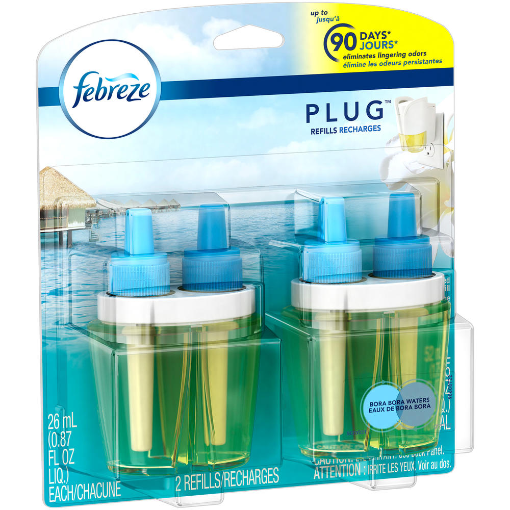 Febreze  Plug&#8482; Bora Bora Waters Scented Oil Refill 2, 0.87 fl. oz. Refills