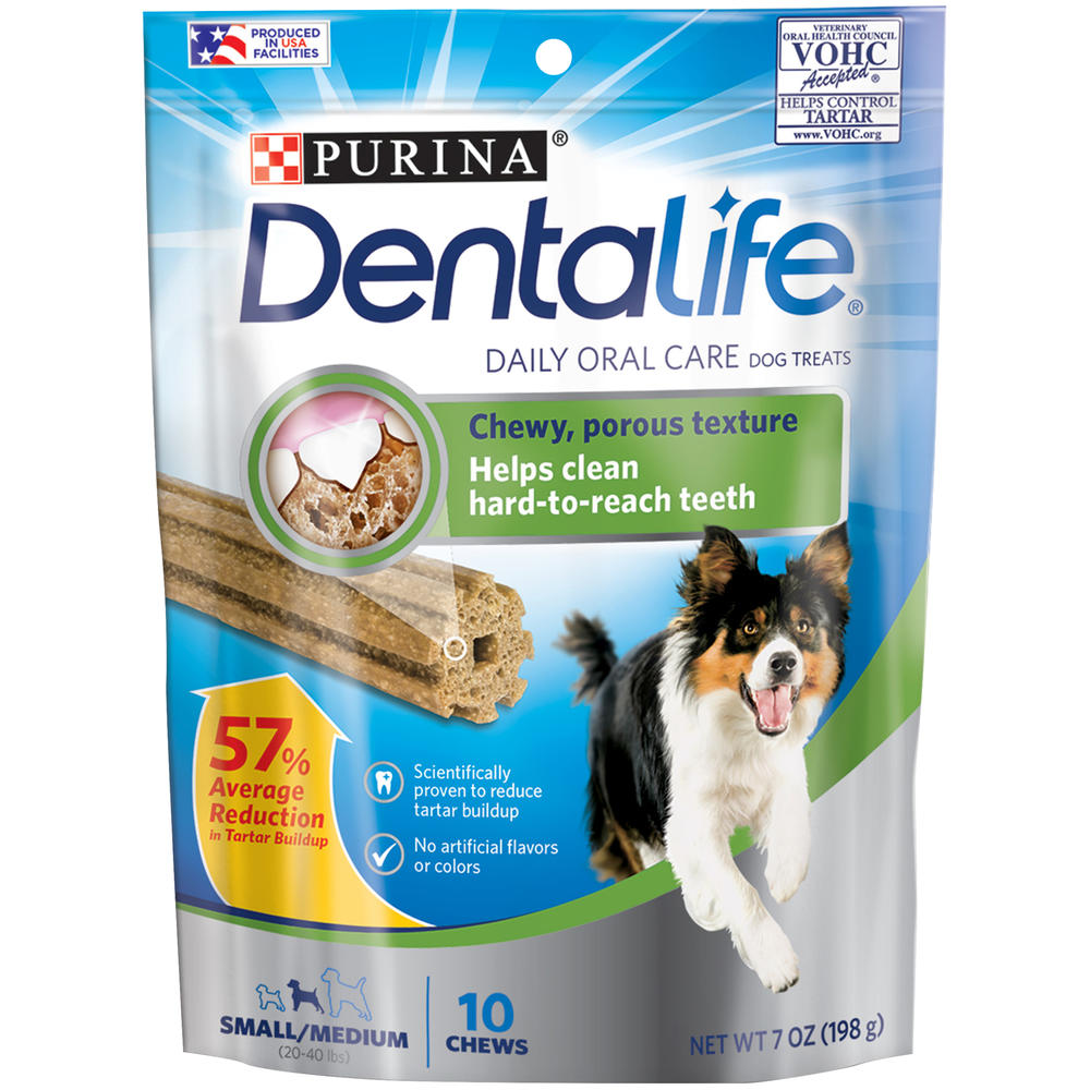 Dentalife Daily Oral Care Small/Medium Dog Treats 7 oz