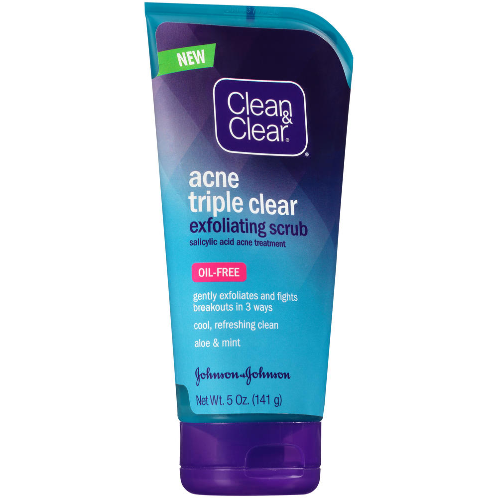 Clean & Clear &#174; Acne Triple Clear Exfoliating Scrub 5 Oz. Tube