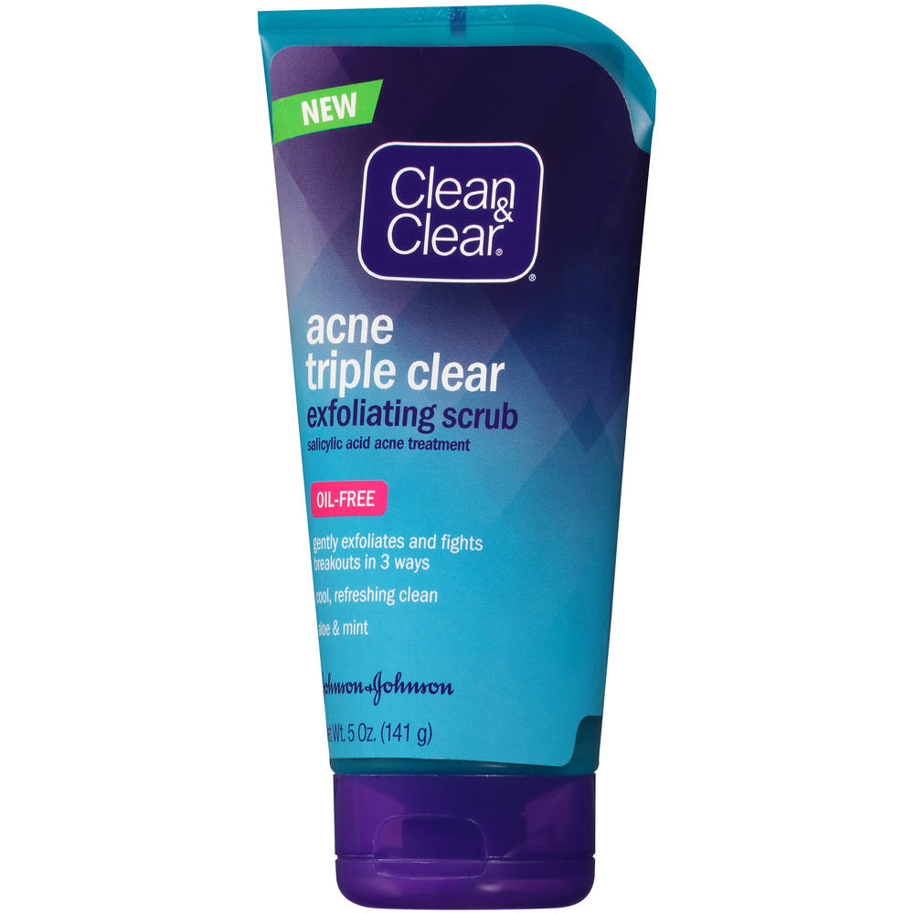 Clean & Clear &#174; Acne Triple Clear Exfoliating Scrub 5 Oz. Tube