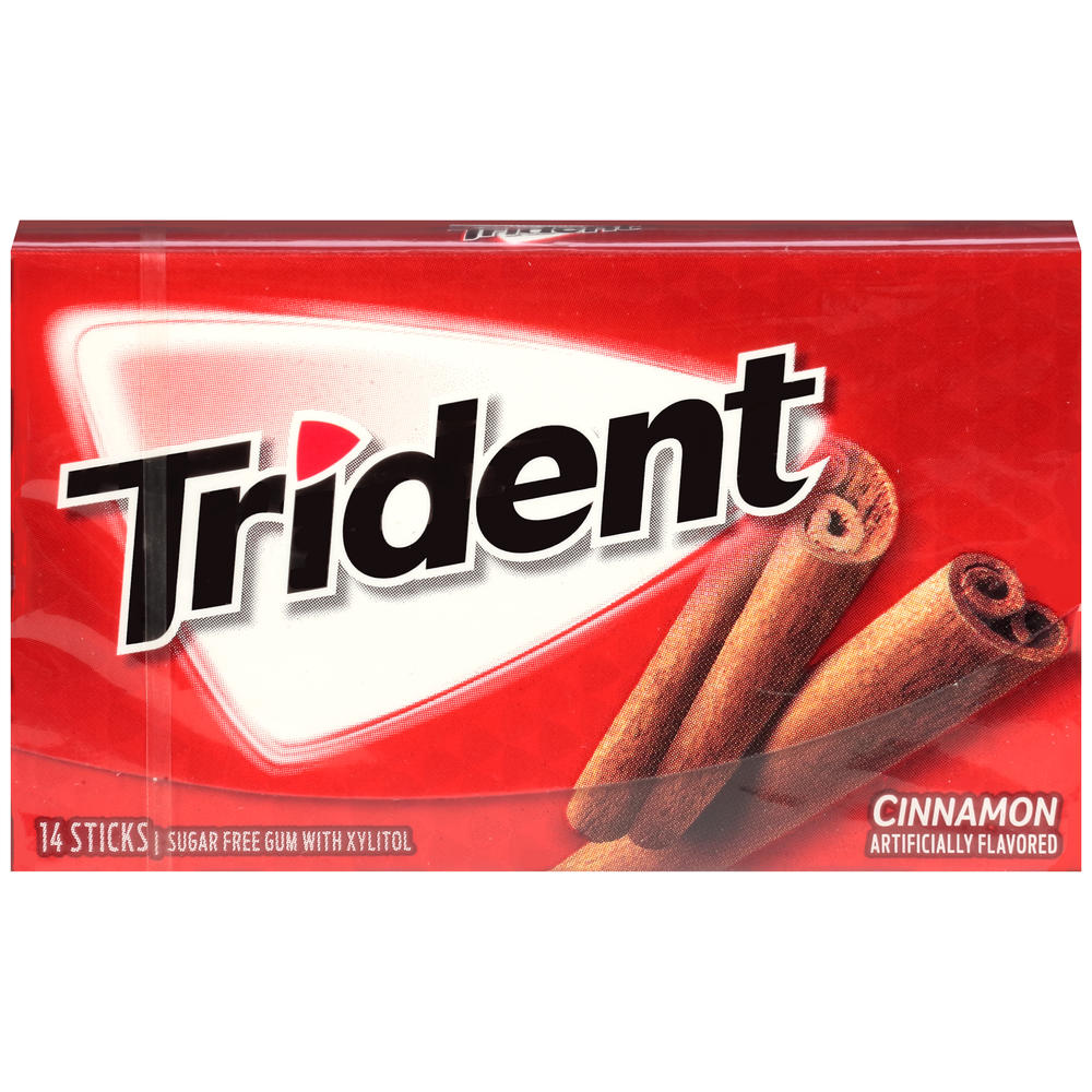 Trident  Cinnamon Sugar Free Gum with Xylitol 14 ct Pack