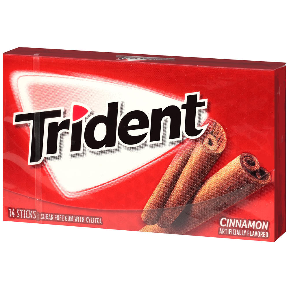 Trident  Cinnamon Sugar Free Gum with Xylitol 14 ct Pack