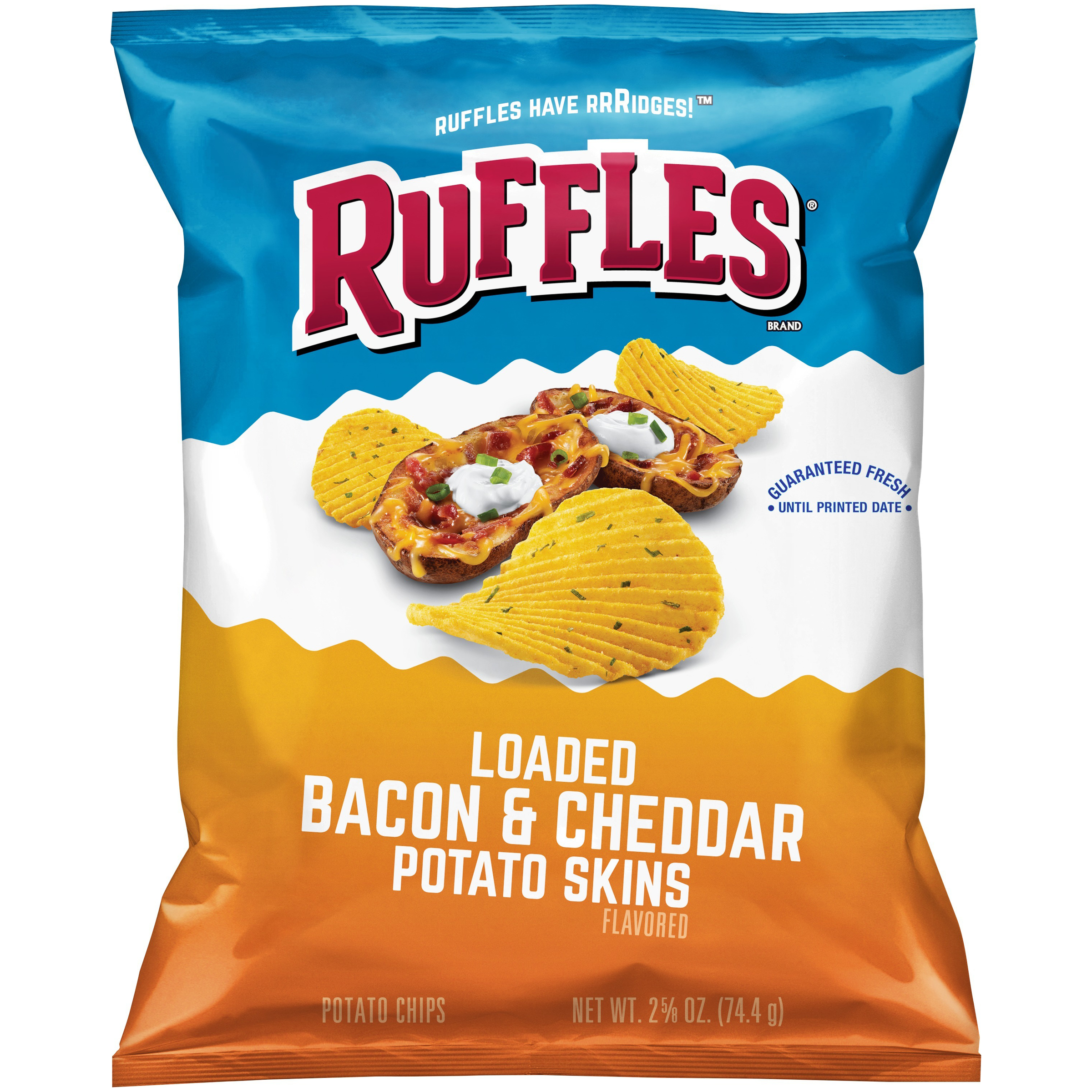Ruffles  Loaded Bacon & Cheddar Potato Skins 2.625 OZ