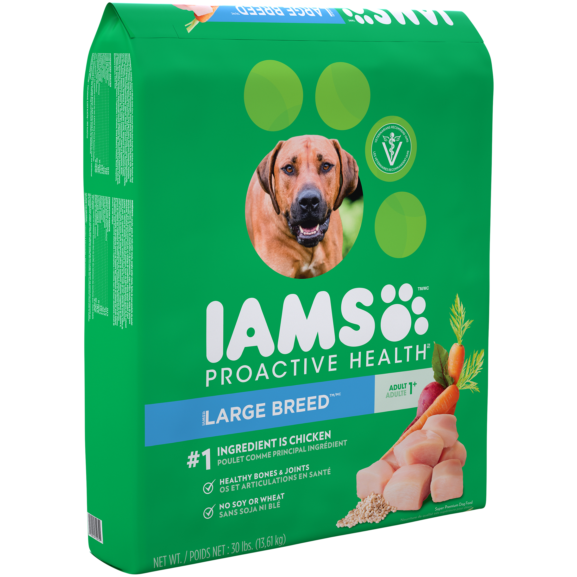 iams large breed 30 lb