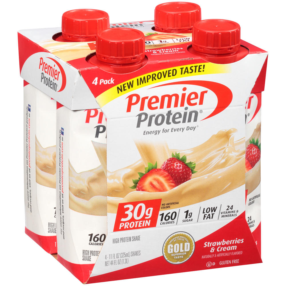 Premier Protein Strawberries and Cream High Protein Shake, 44 Fl. Oz.
