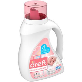 Dreft 2x Ultra Detergent For Babies 0 18 Months 50 Fl Oz 1 56