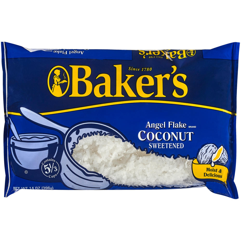 Baker's Coconut, Sweetened, Angel Flake, 14 oz (396 g)