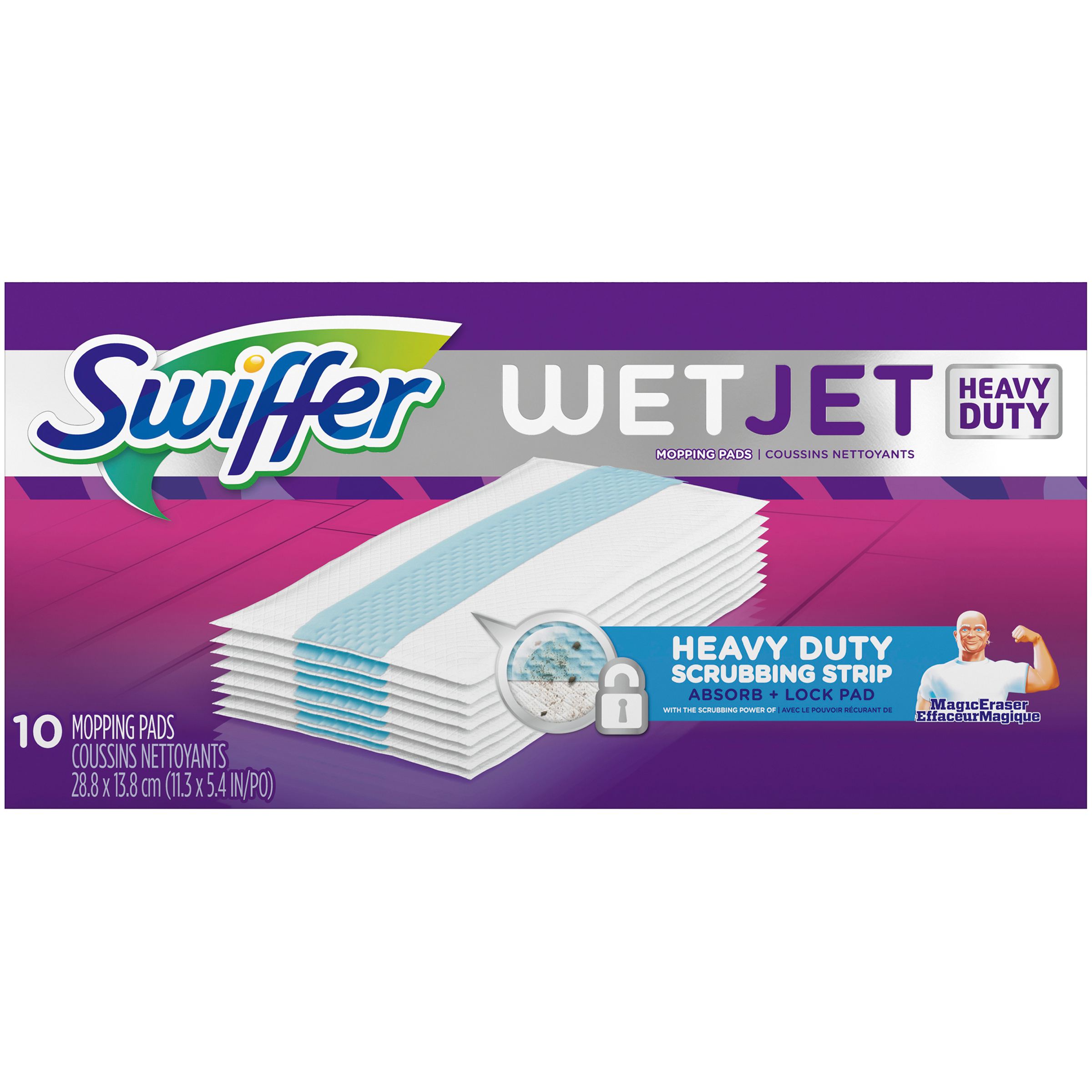 Swiffer Wetjet Hardwood Floor Spray Mop Pad Refill Extra