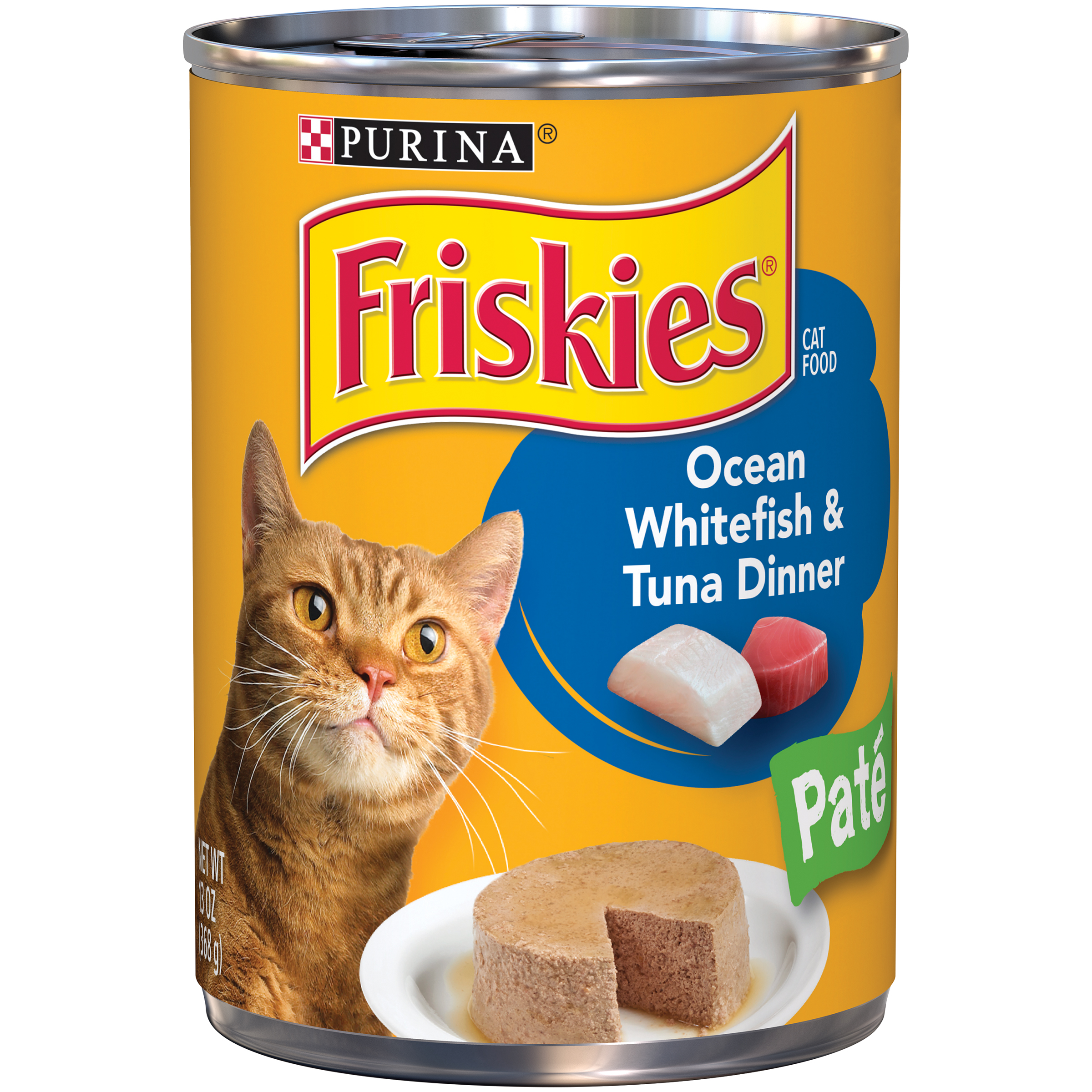 Friskies Cat Food,13 Oz.