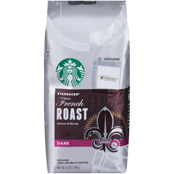 Starbucks French Roast Dark Roast Ground Coffee, 12 Ounce (Pack of 1)