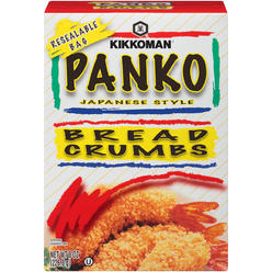 Kikkoman Panko Bread Crumbs, 8-Ounce Packages (Pack of 12)
