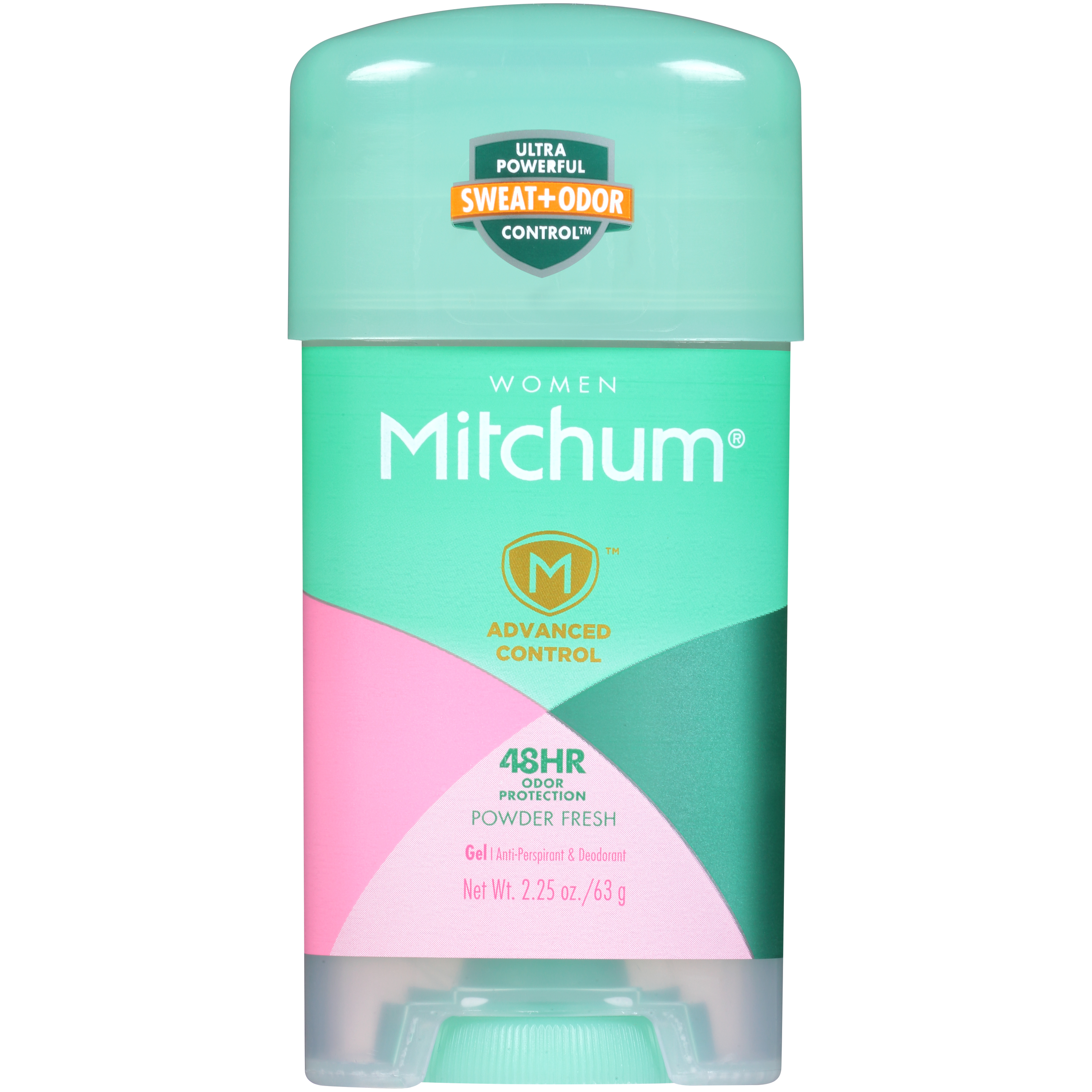 Mitchum Power Gel Anti-Perspirant & Deodorant, for Women, Powder Fresh, 2.25 oz (63 g)