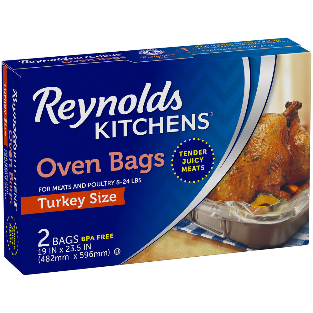 Reynolds Oven Bags, Turkey Size, 2 bags