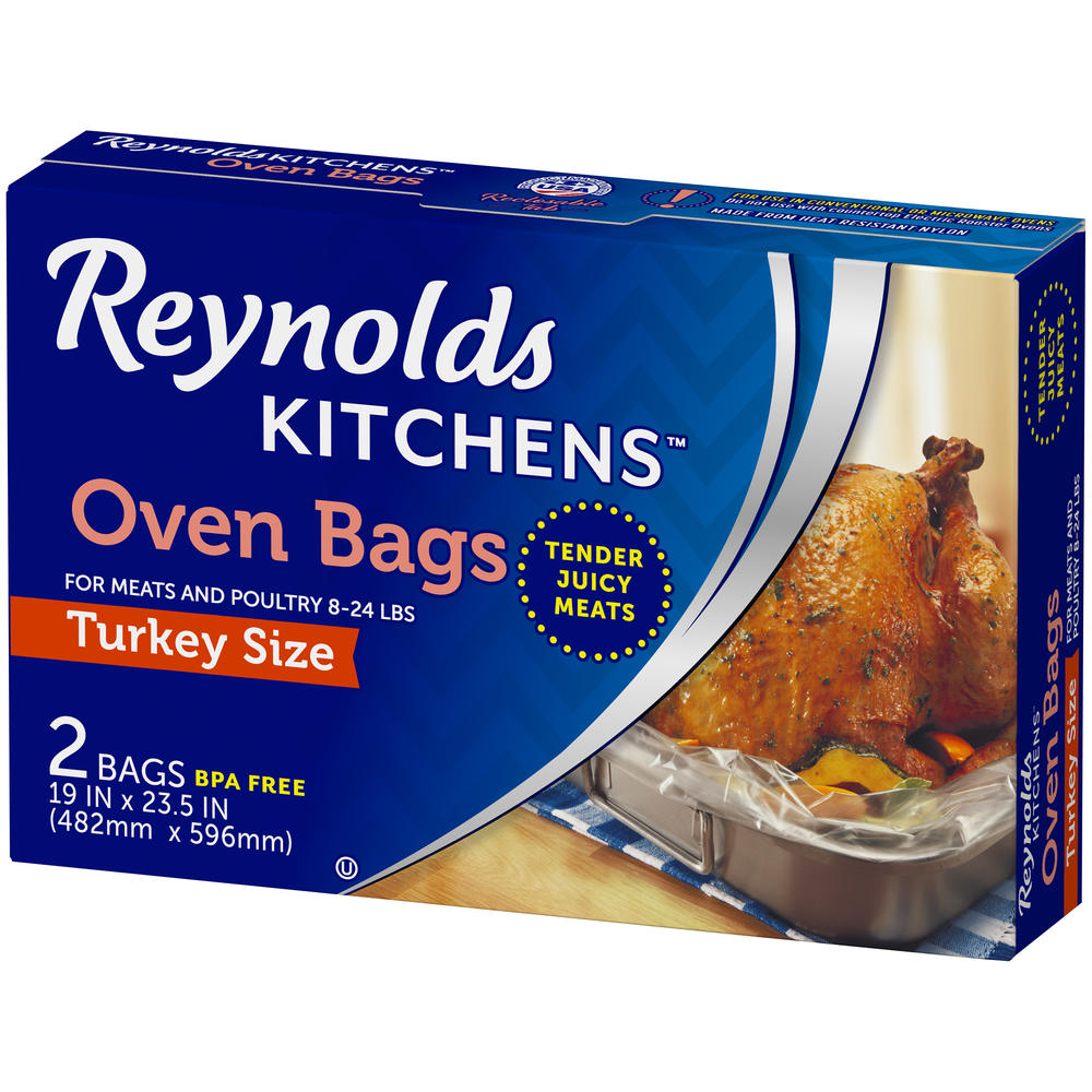 Reynolds Oven Bags, Turkey Size, 2 bags