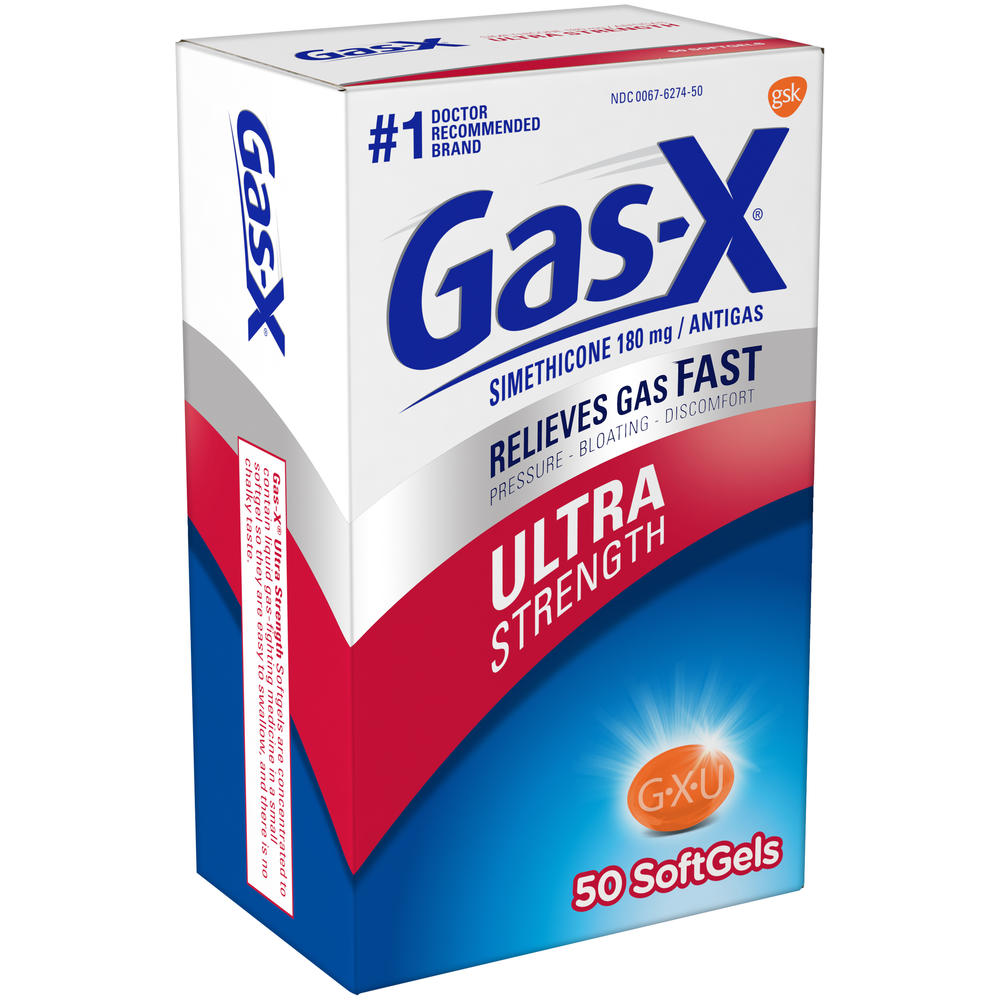Gas-X &#174; Ultra Strength Antigas Softgels 50 ct Box
