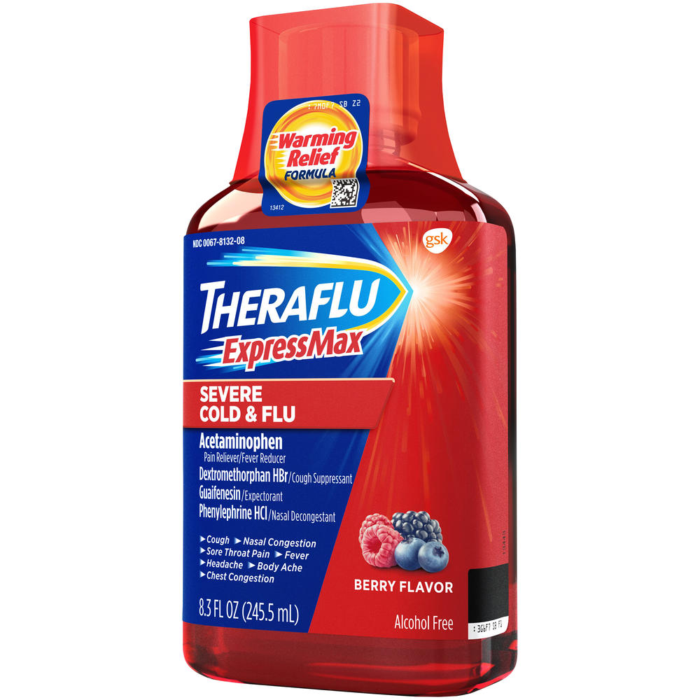 Theraflu  ExpressMax Severe Cold & Flu , 8.3 fl. oz. Bottle