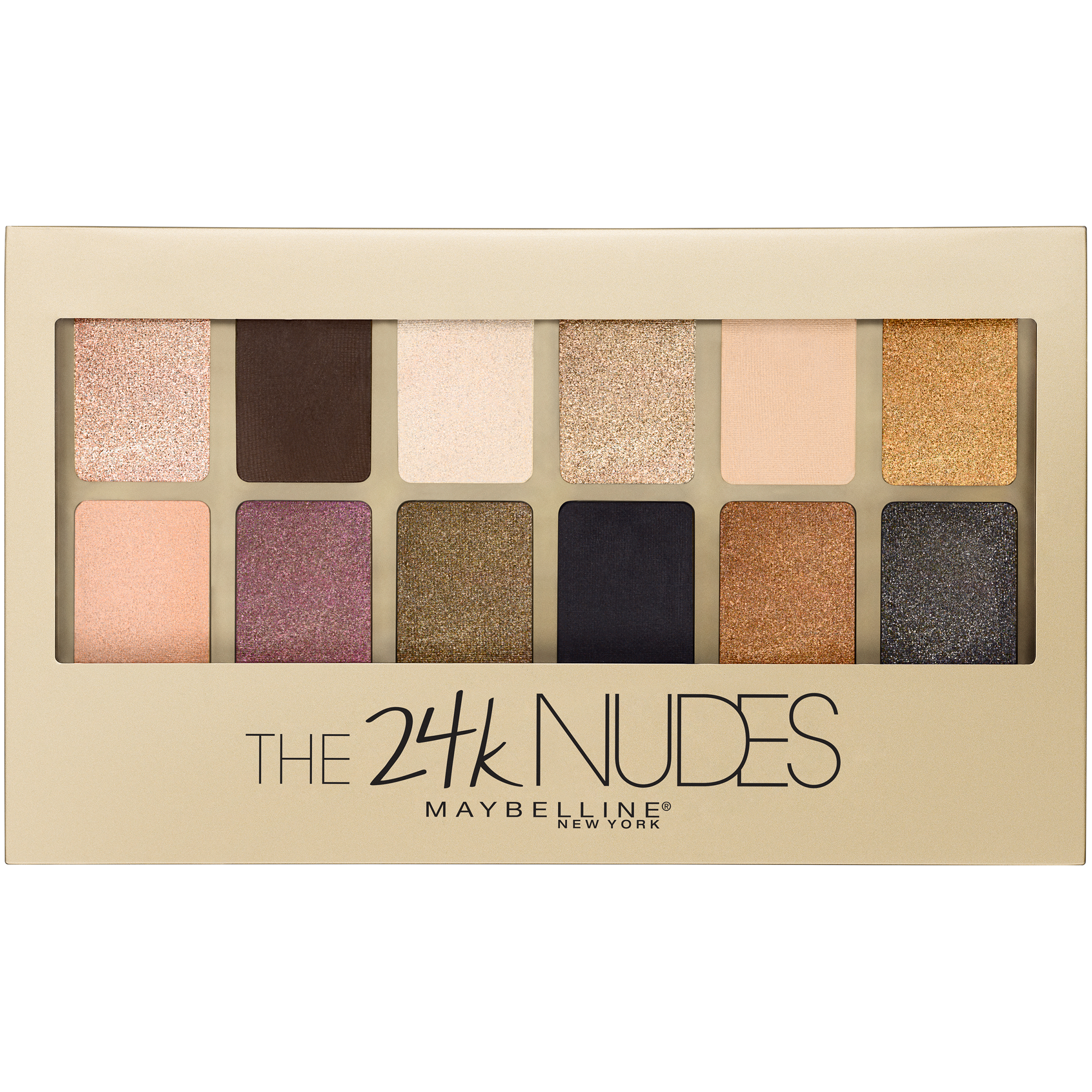 Maybelline New York  The 24K Nudes Eyeshadow Palette 120, 0.34 oz. Compact