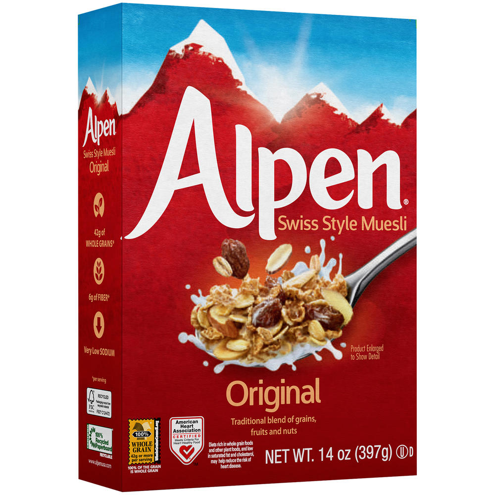 Alpen Muesli Cereal, Original, 14 oz (397 g)