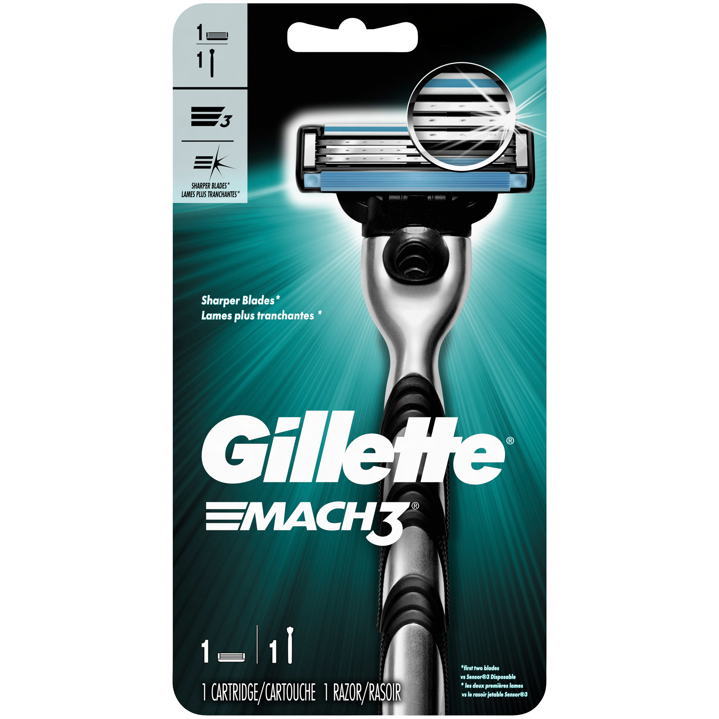 Gillette Mach3 Male Premium Razor 1 Count Gillette Mach3 Male Premium Razor 1 Count