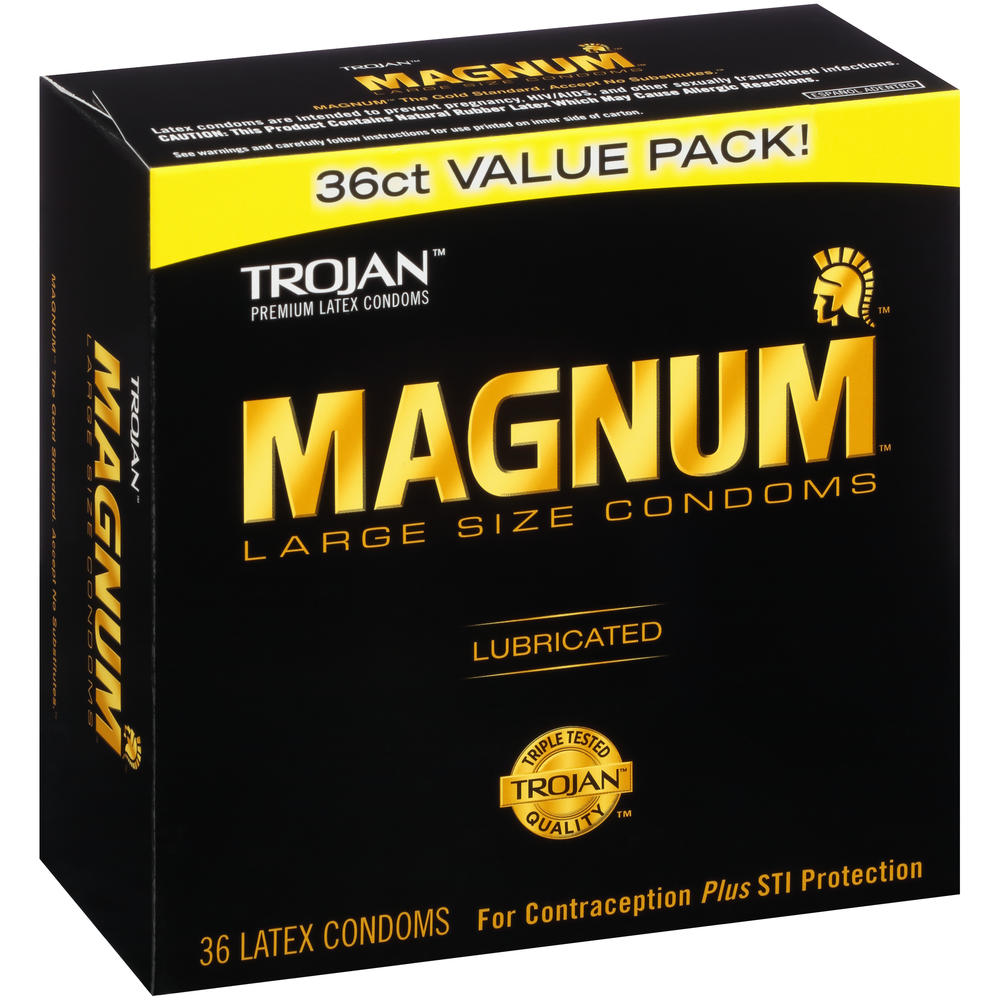 Trojan Magnum Large Size Lubricated Premium Latex