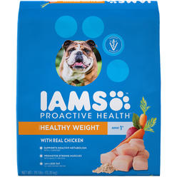 IAMS PROACTIVE HEALTH Adult Healthy Weight Control Dry Dog Food with Real Chicken, 29.1 lb. Bag