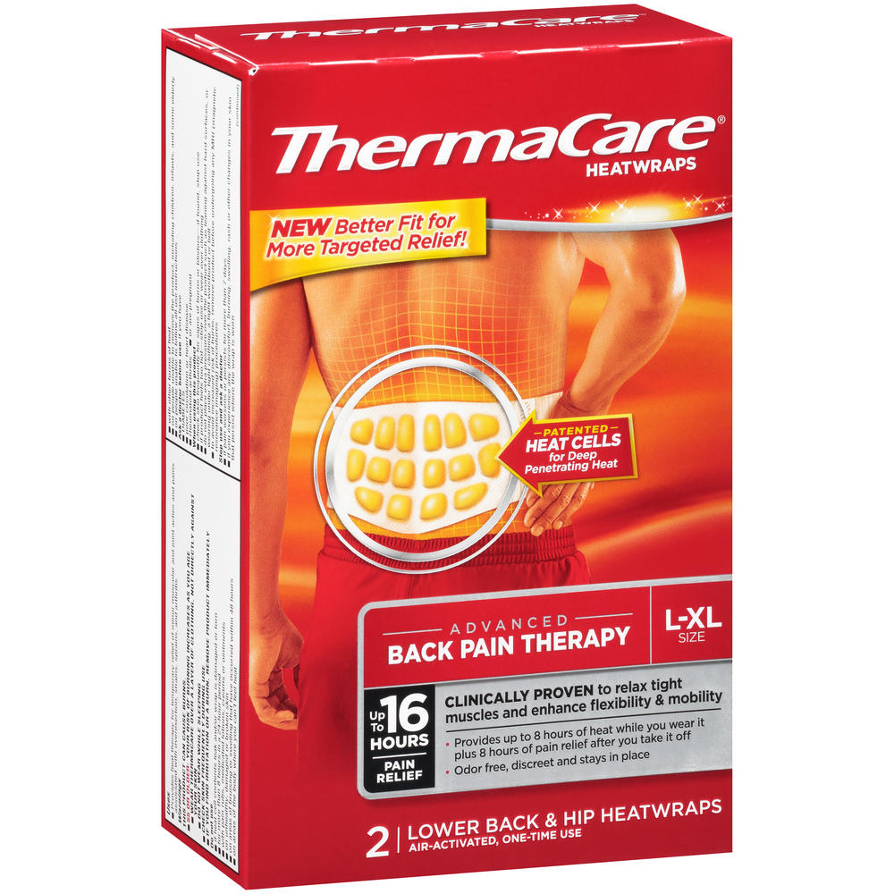 Thermacare Ultra-Thin Heat Wraps 2 Count