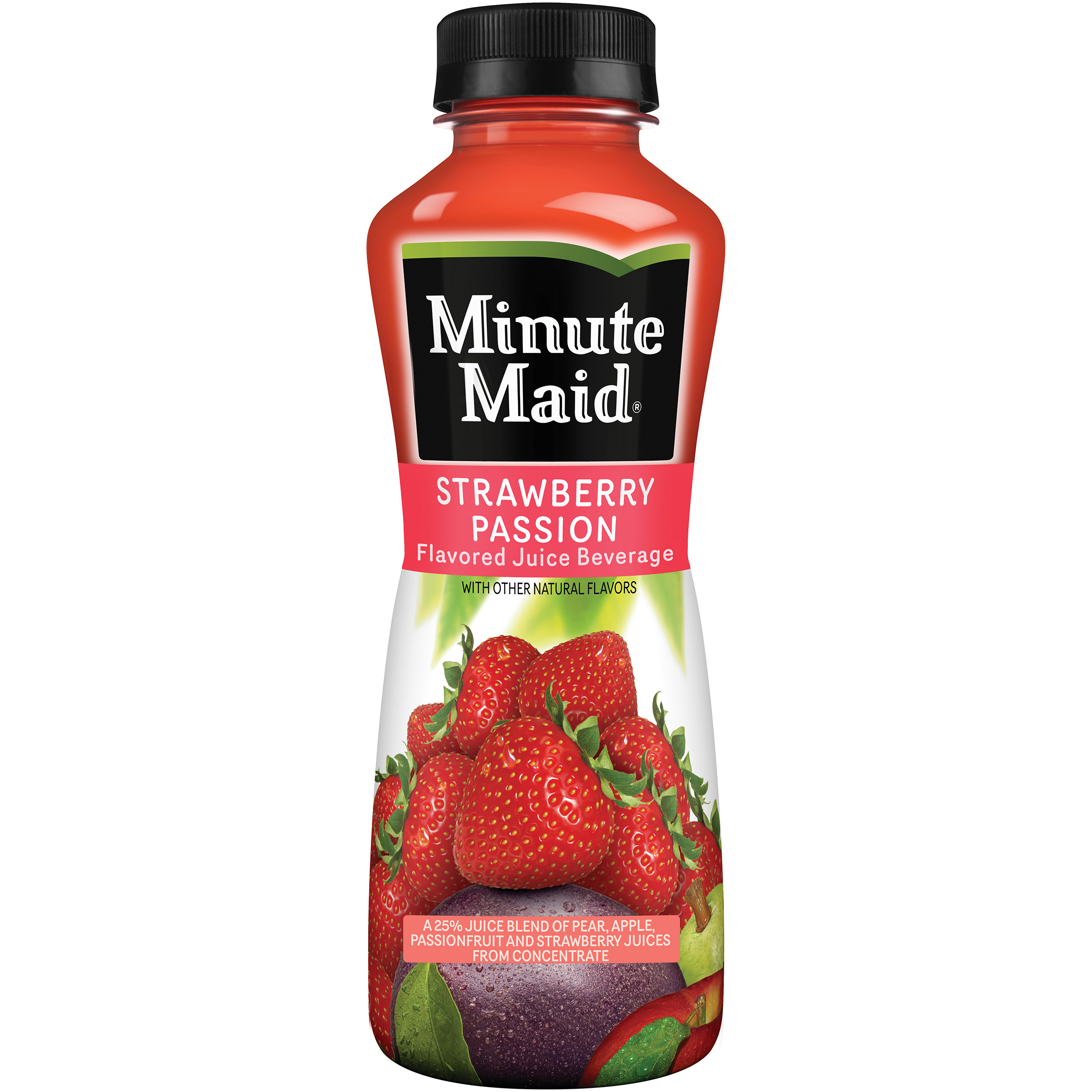 Minute Maid Strawberry Passion Flavored Juice Beverage Bottle Minute Maid Strawberry Passion Flavored Juice Beverage Bottle