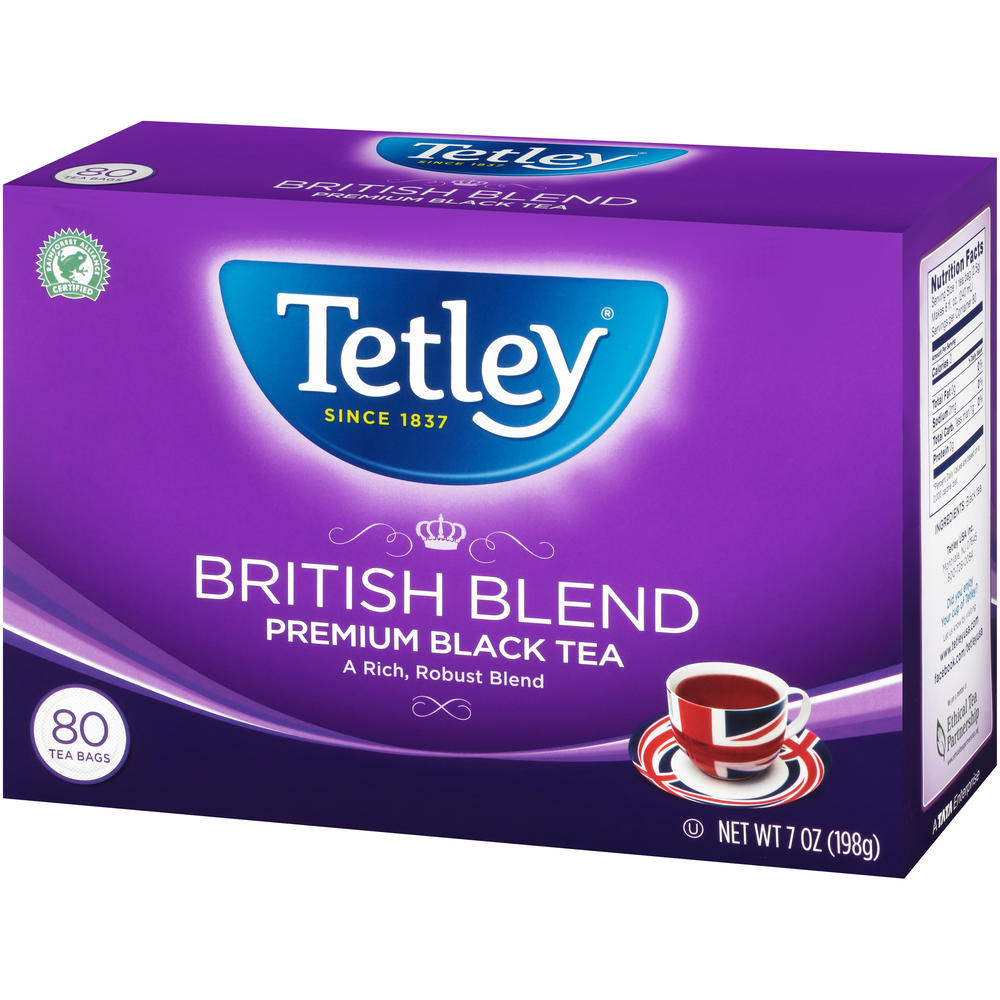 Tetley Premium Black Tea, British Blend 7 oz (198 g)