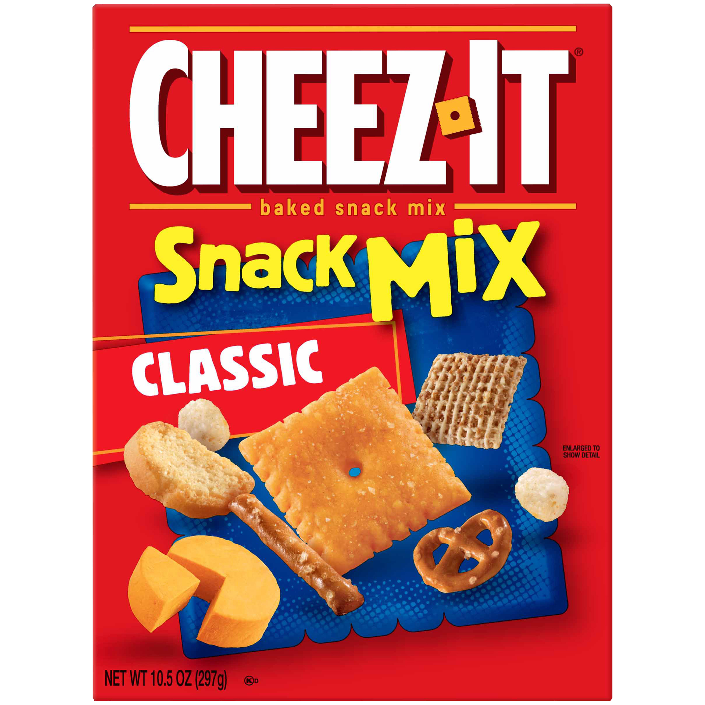 Cheez It Classic Baked Snack Mix 10 5 Oz Box