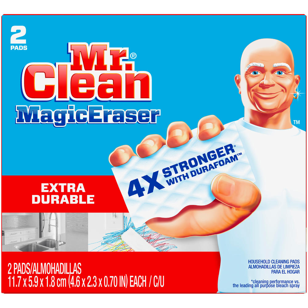Mr. Clean Magic Eraser, Extra Power, 2 pads