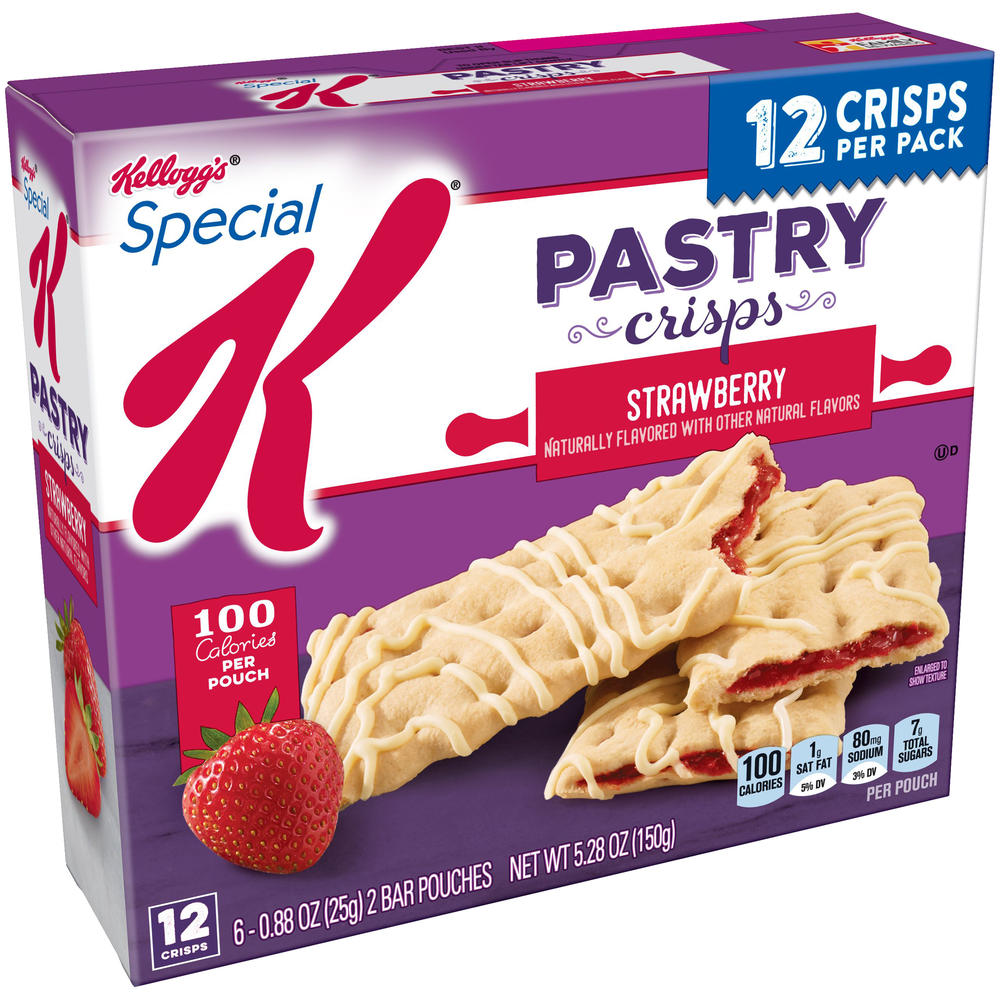 Kellogg's &#174; Special K&#174; Strawberry Pastry Crisps, 6-2 ct Pouches