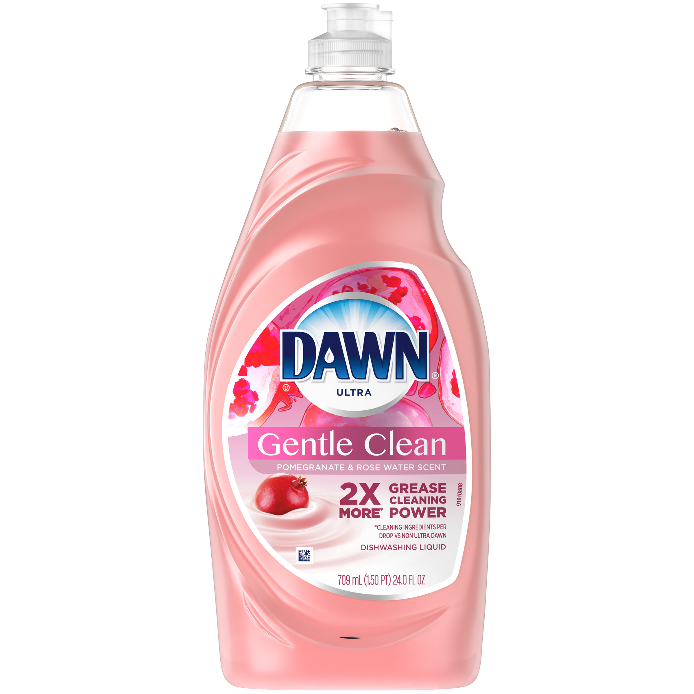 Dawn  Gentle Clean Dishwashing Liquid Dish Soap Pomegranate Splash 24 oz