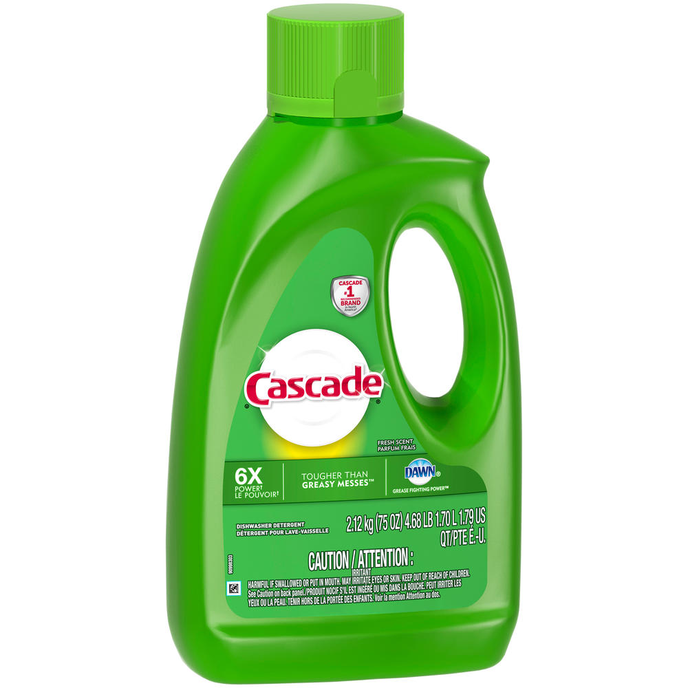 Cascade Dishwasher Detergent,, 75 oz (4.68 lb) 2.12 kg