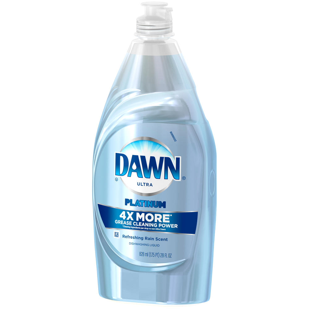 Dawn Plus Power Scrubbers Dishwashing Liquid, Ultra Concentrated, Original Scent, 30 fl oz (1.87 pt) 887 ml