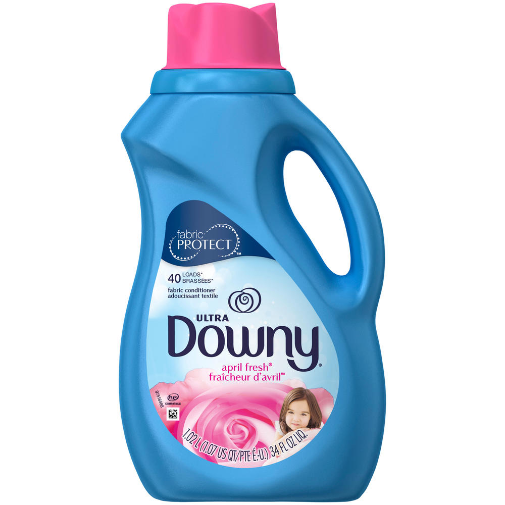 Downy Fabric Softener, Ultra, April Fresh, 34 fl oz (1.07 qt) 1.02 lt
