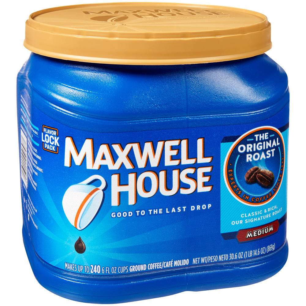 Maxwell House Ground Coffee, Original Roast, 30.6 oz