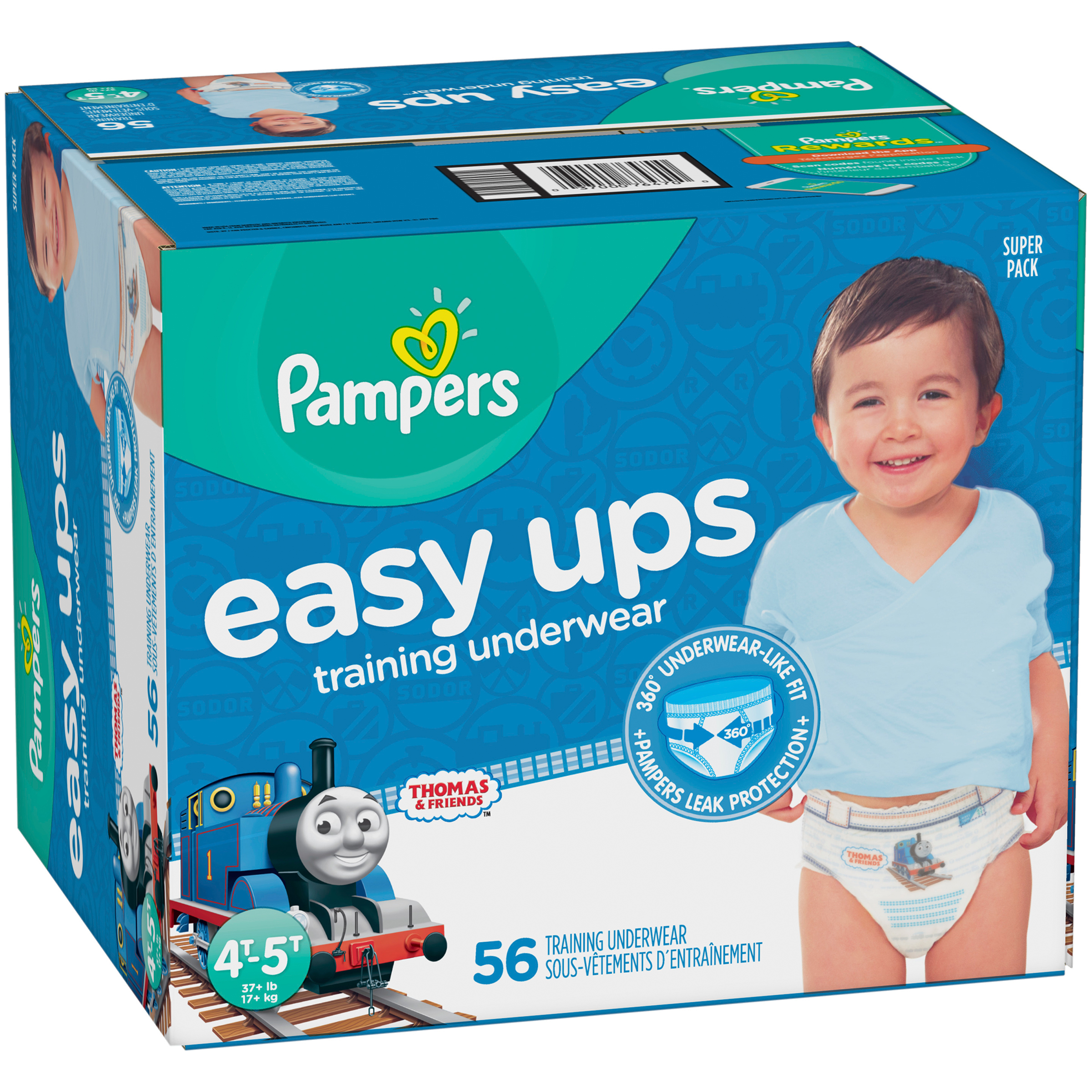 pampers easy ups sizing