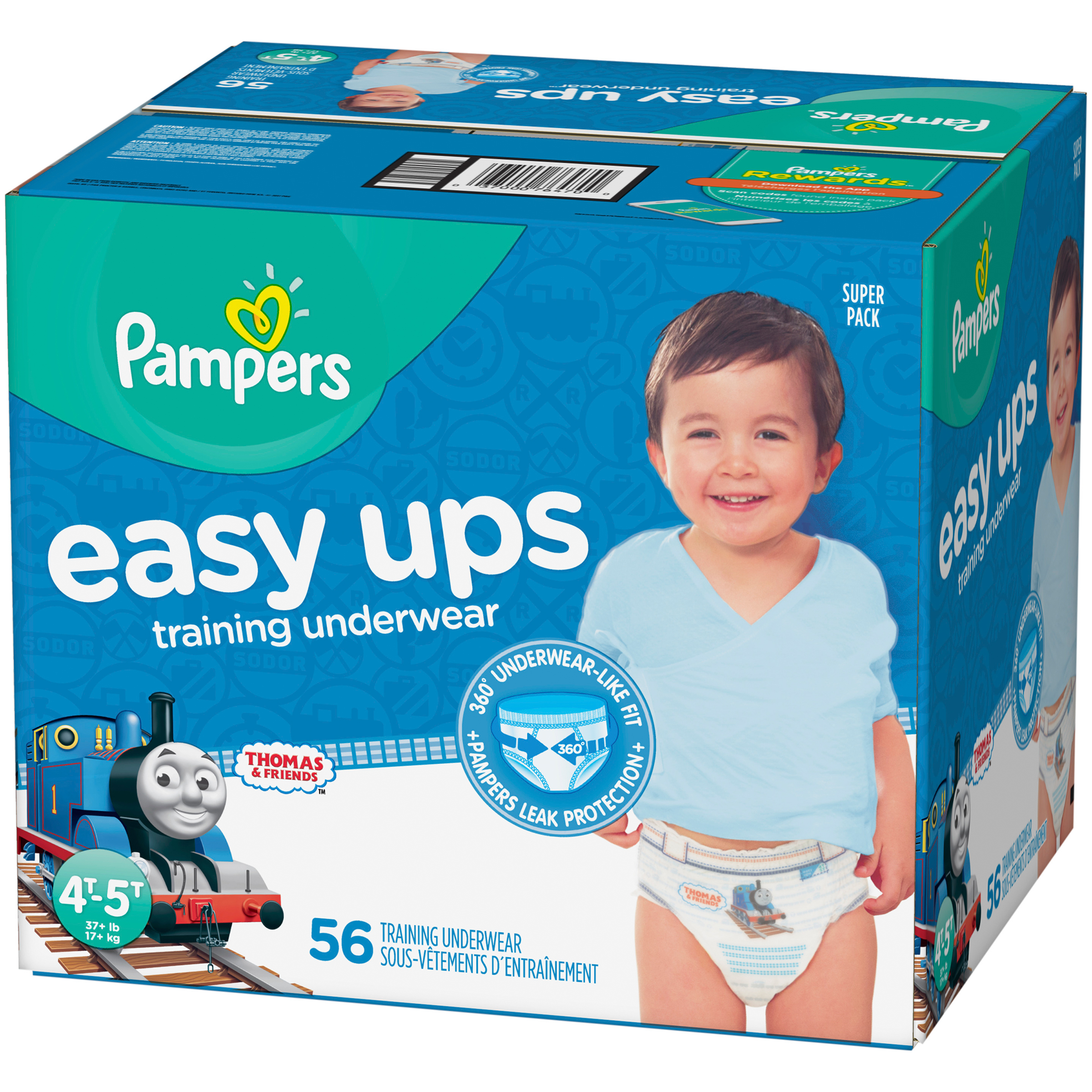 pampers easy ups training underwear for boys