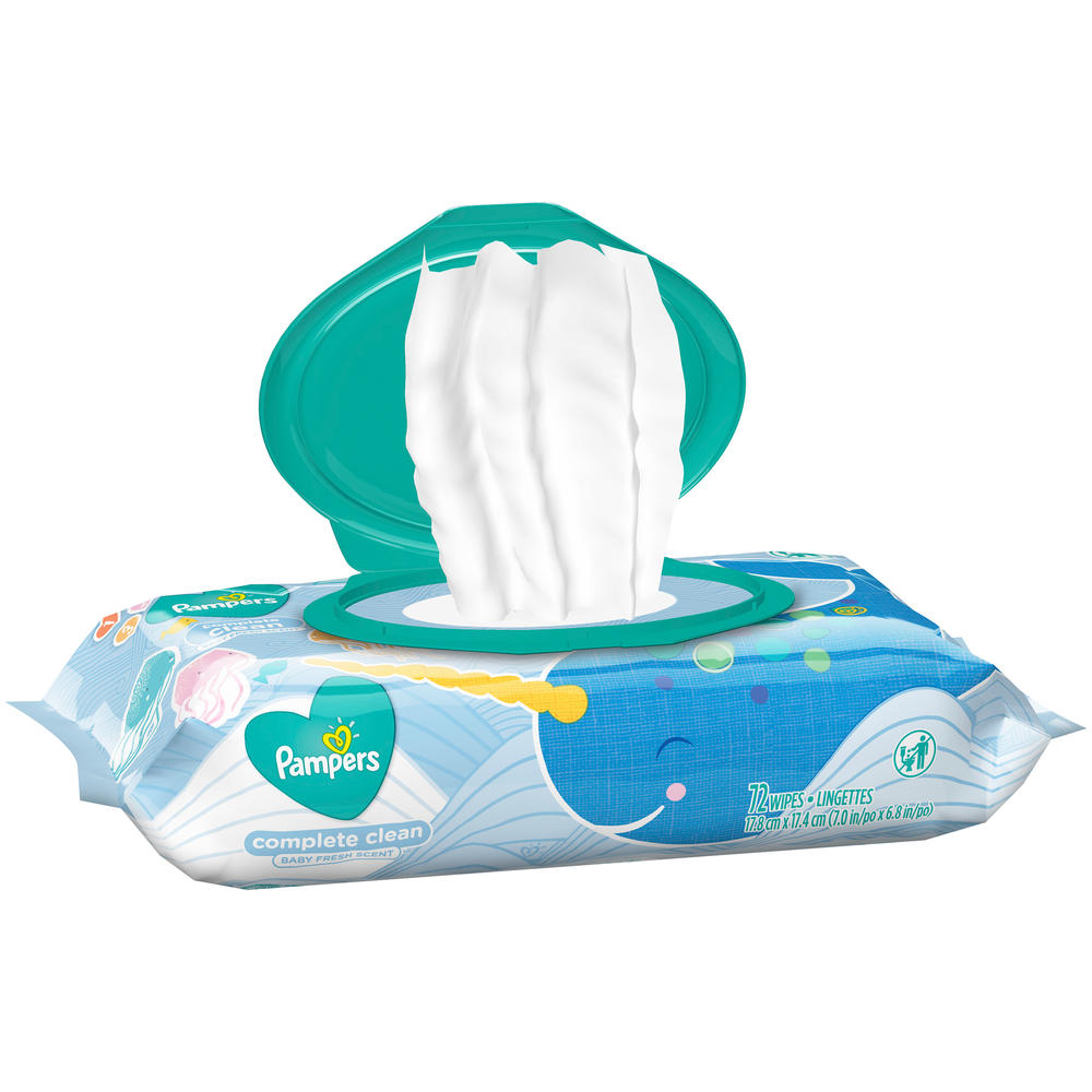 Pampers  Complete Clean Baby Fresh Scent™ Baby Wipes 72 ct Pack