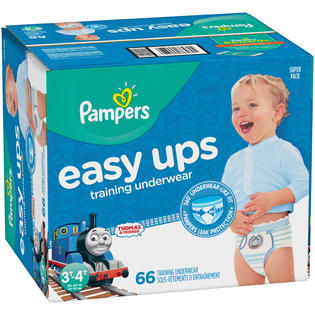 Pampers Easy Ups Training Underwear Boys 4T-5T 18 Count (Packaging