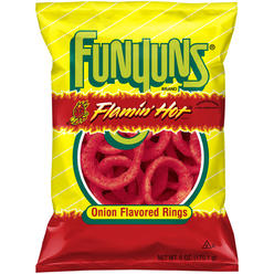 Funyuns Flamin Hot Onion Flavored Rings, 6 oz