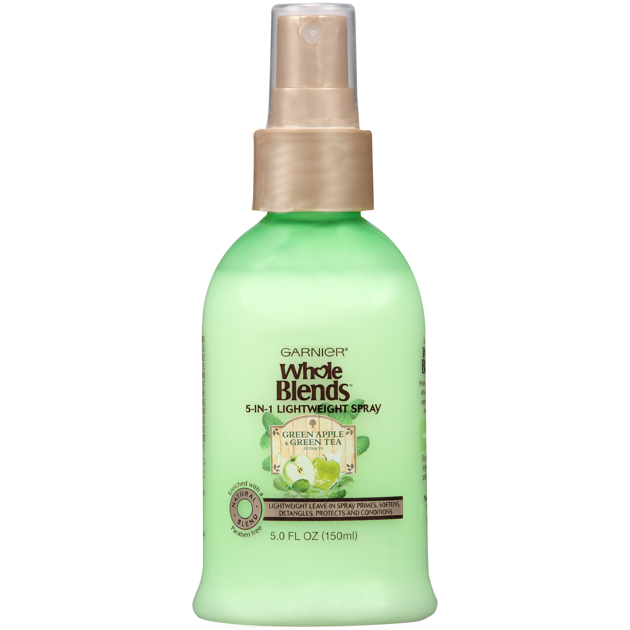 Garnier Whole Blends&#8482; Green Apple & Green Tea Extract 5-in-1 Lightweight Spray 5.0 fl. oz. Spray Bottle