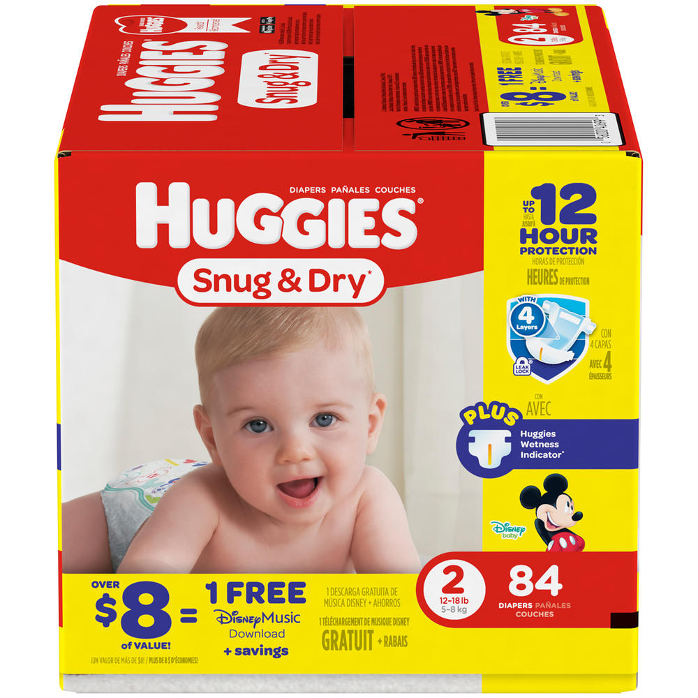Huggies Snug & Dry Diapers  Disney Baby