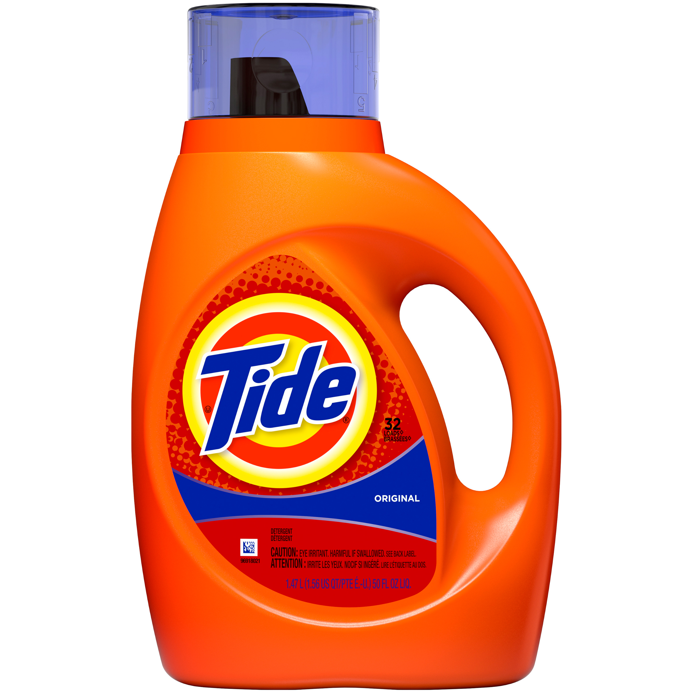 Tide Liquid Detergent, 2X Ultra, Original Scent, 50 fl oz (1.56 qt) 1.47 lt