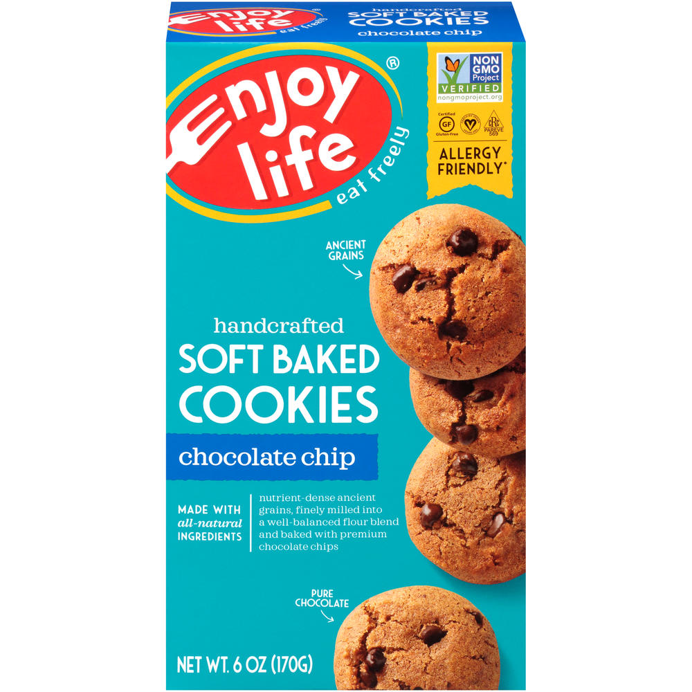 Enjoy Life Cookies, Soft Baked Chew Chocolate Chip 6 oz