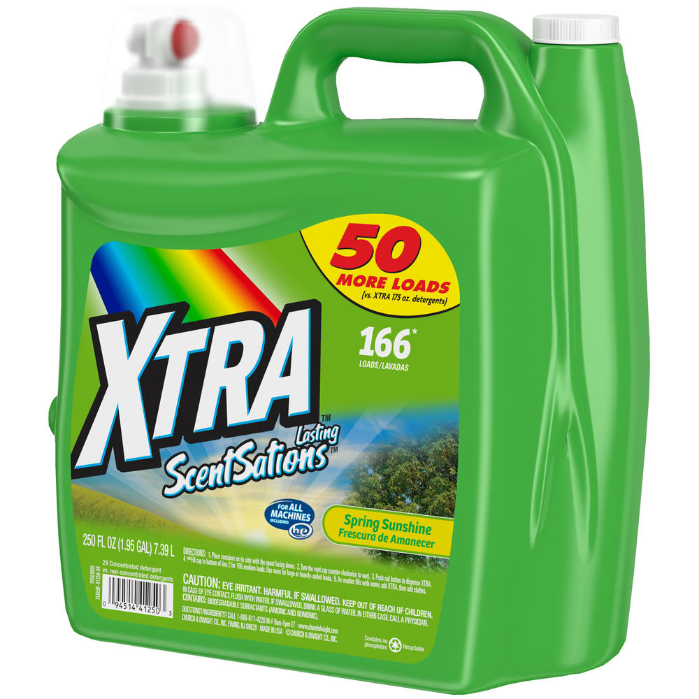 Xtra ScentSations Spring Sunshine Liquid Detergent, 250 fl oz.